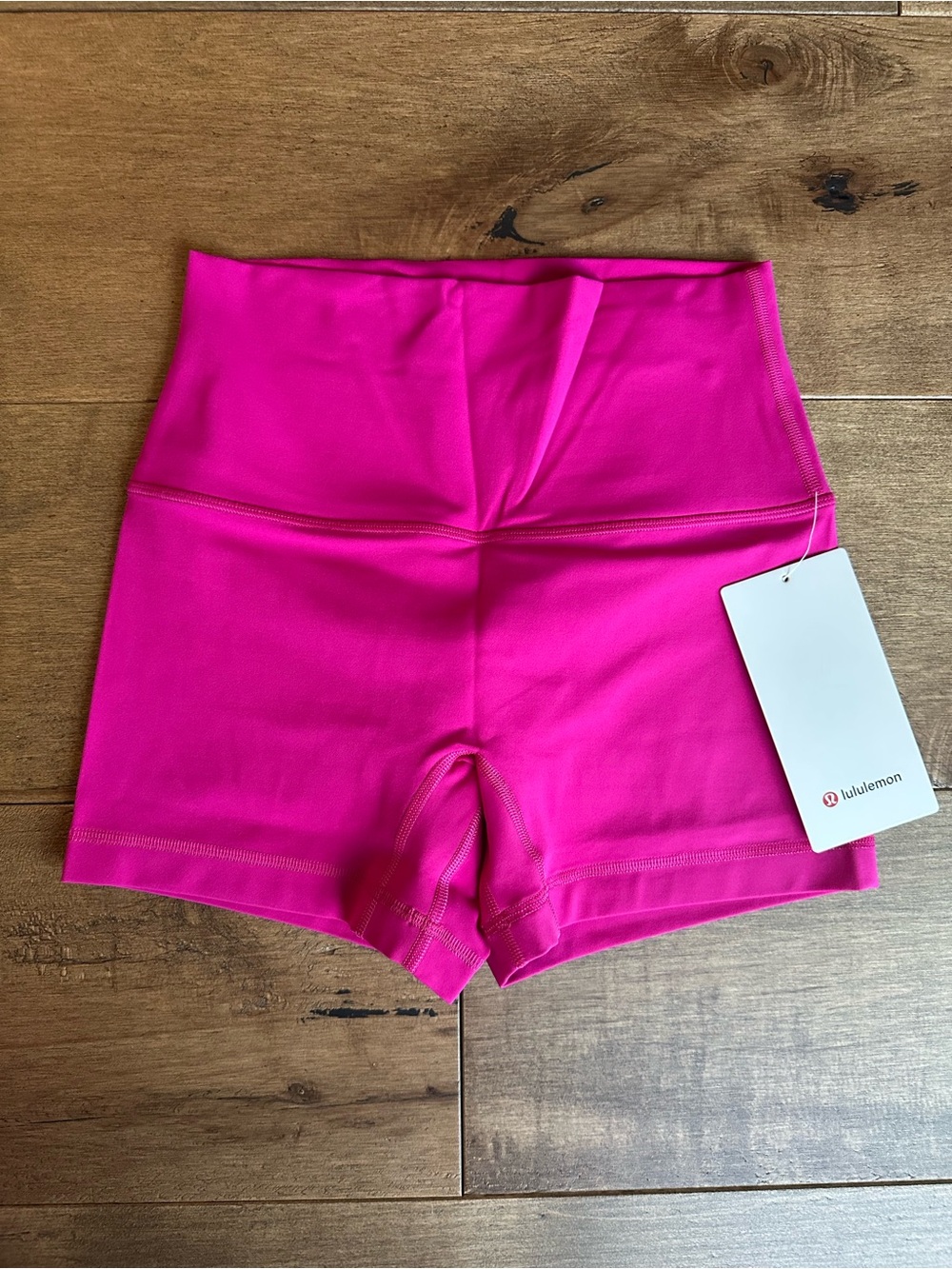 Lululemon Flow Y Bra & Align No Line HR Short 4” Matching Set Pink Flare Sz 6 - Picture 6 of 8